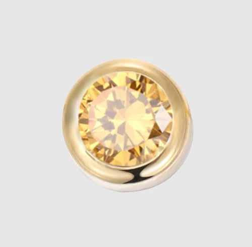 Luisa Luxe Personalised Birthstone Charm Necklace (Birthstone Charm only)