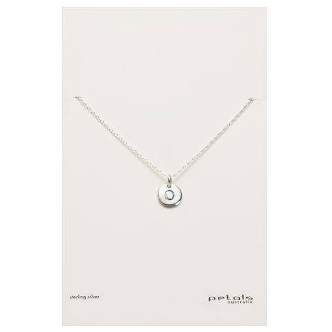 Petals Initial Letter Necklaces