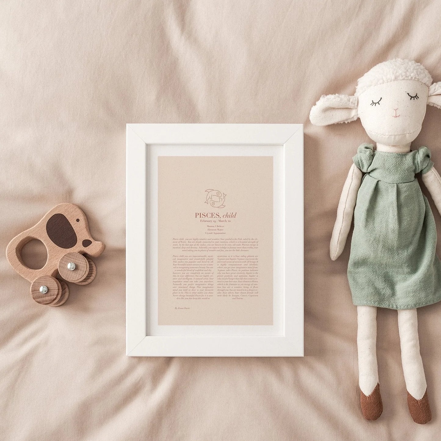 Zodiac Print Child with or without frame