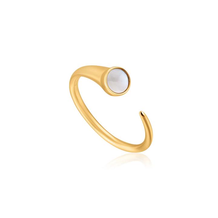 Mother of Pearl Claw Ring