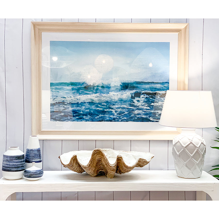 Original Columbus Clam Shell Decor White