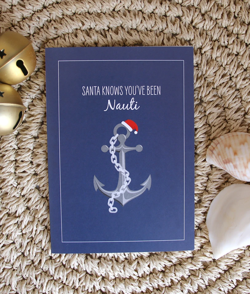 Christmas Card - Anchor and Chain