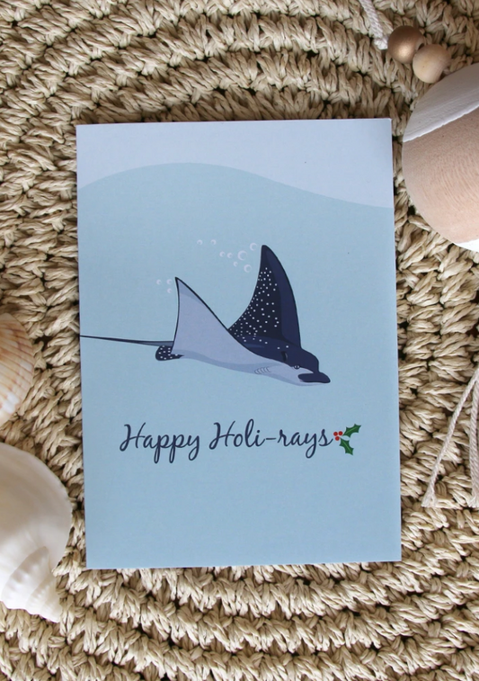 Christmas Card - Spotted Eagle Ray