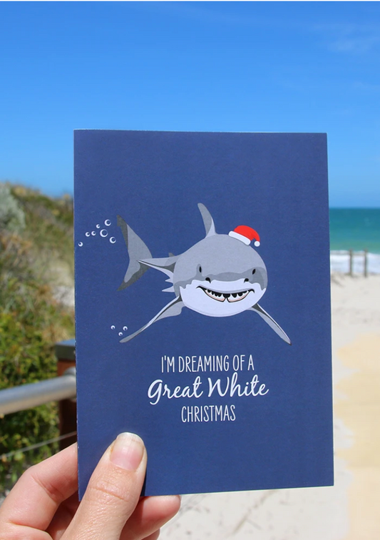 Christmas Card - Great White Shark
