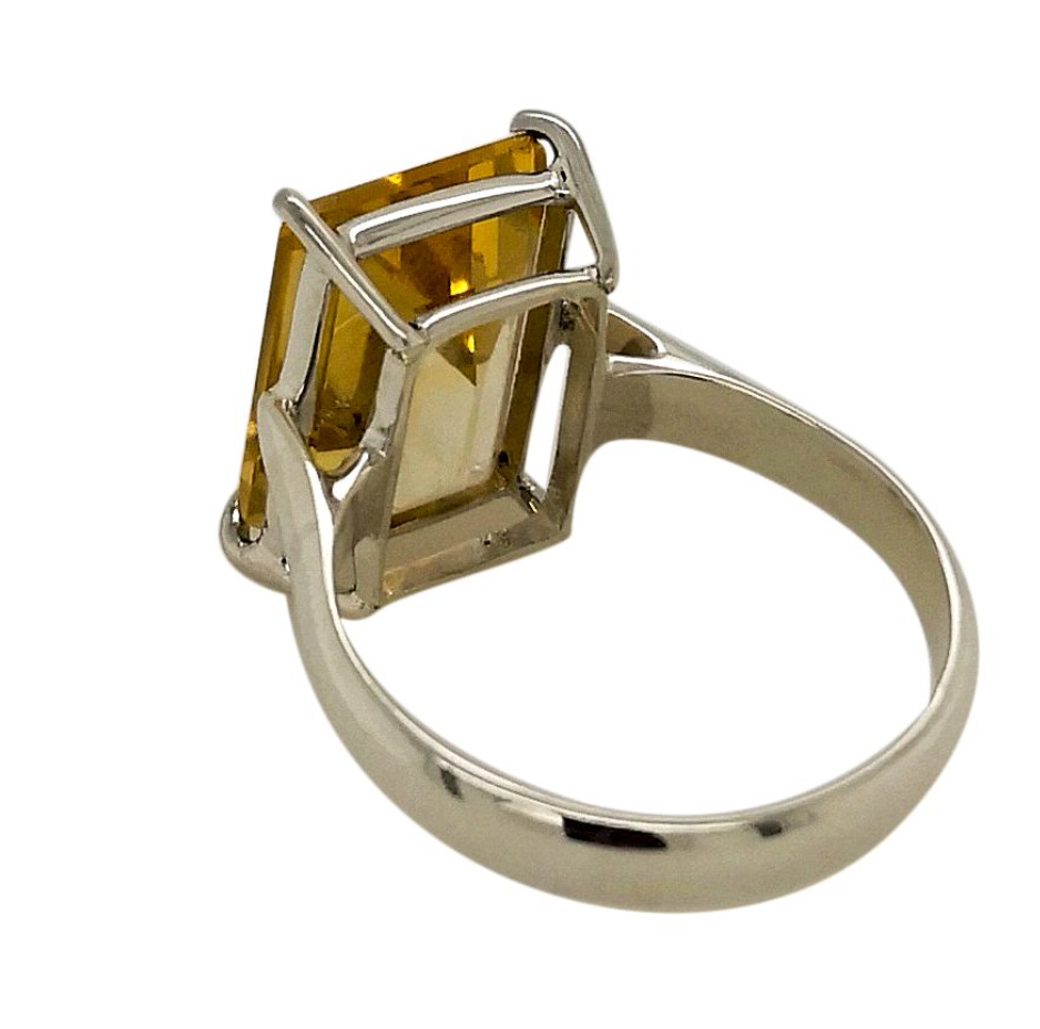 Vintage Cocktail Citrine Ring