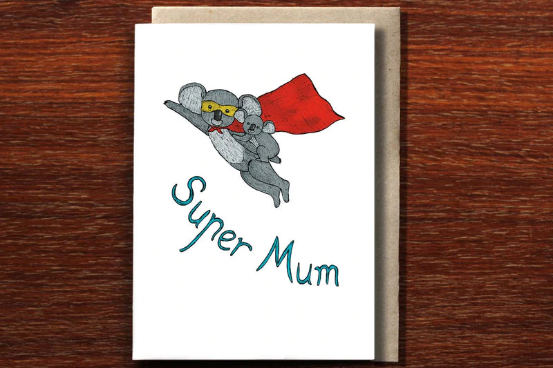 Super Mum Greeting Card