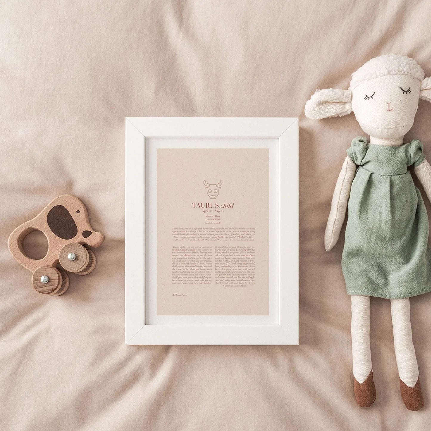 Zodiac Print Child with or without frame