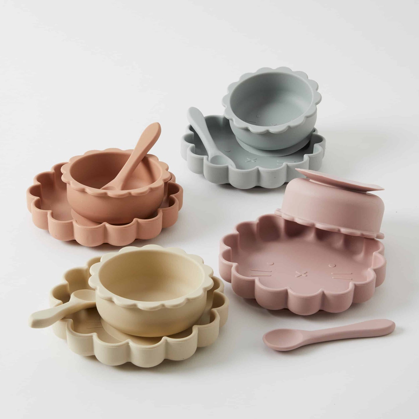 Henny Silicone 3pc Dining Set - Various