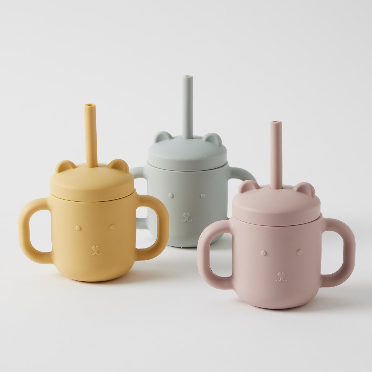Henny Silicone Sippy cup with Straw - Various