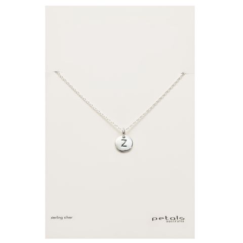 Petals Initial Letter Necklaces