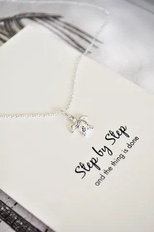 Petals Turtle Necklace