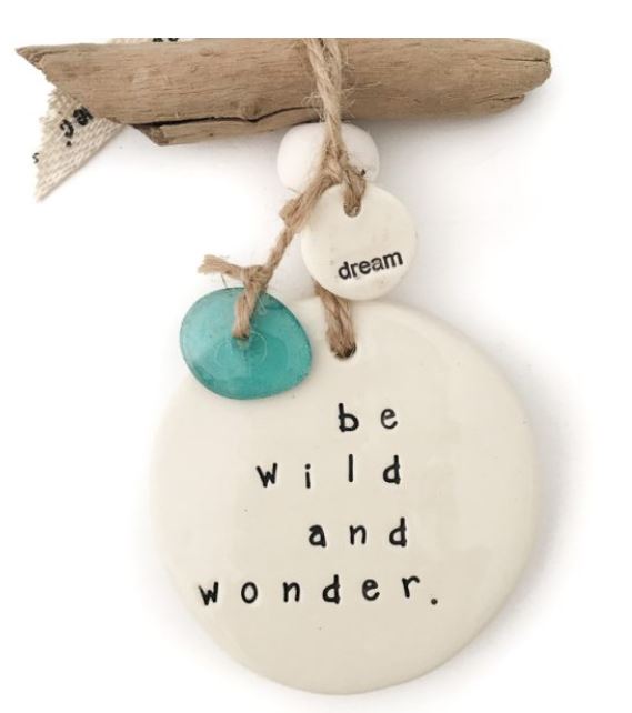 CC Be Wild And Wonder Ceramic Wall Hanging Ceramic
