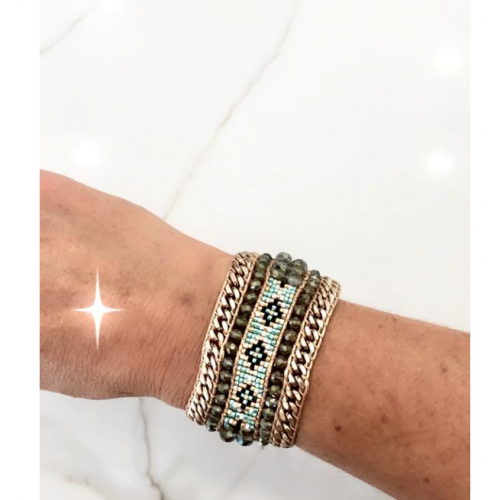 Ibiza Cuff Rich Olive