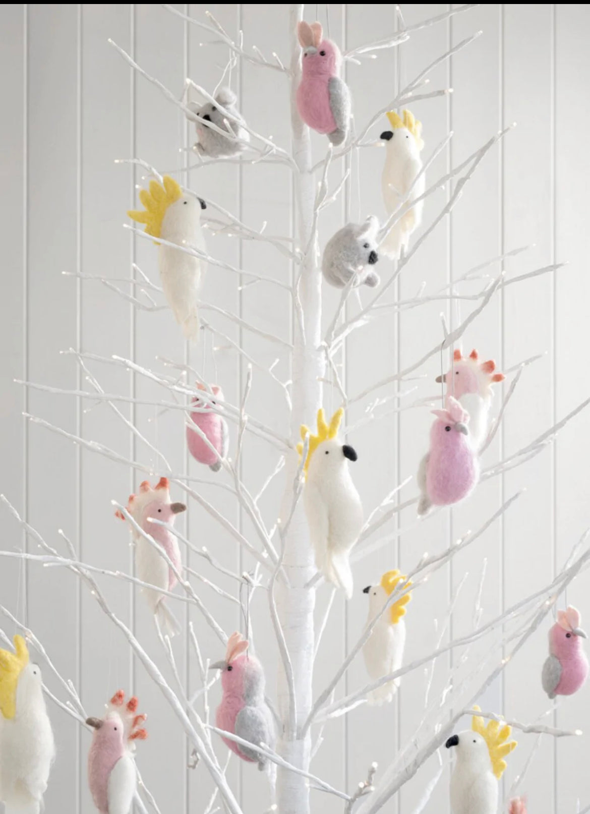 Wool hanging Pink Galah