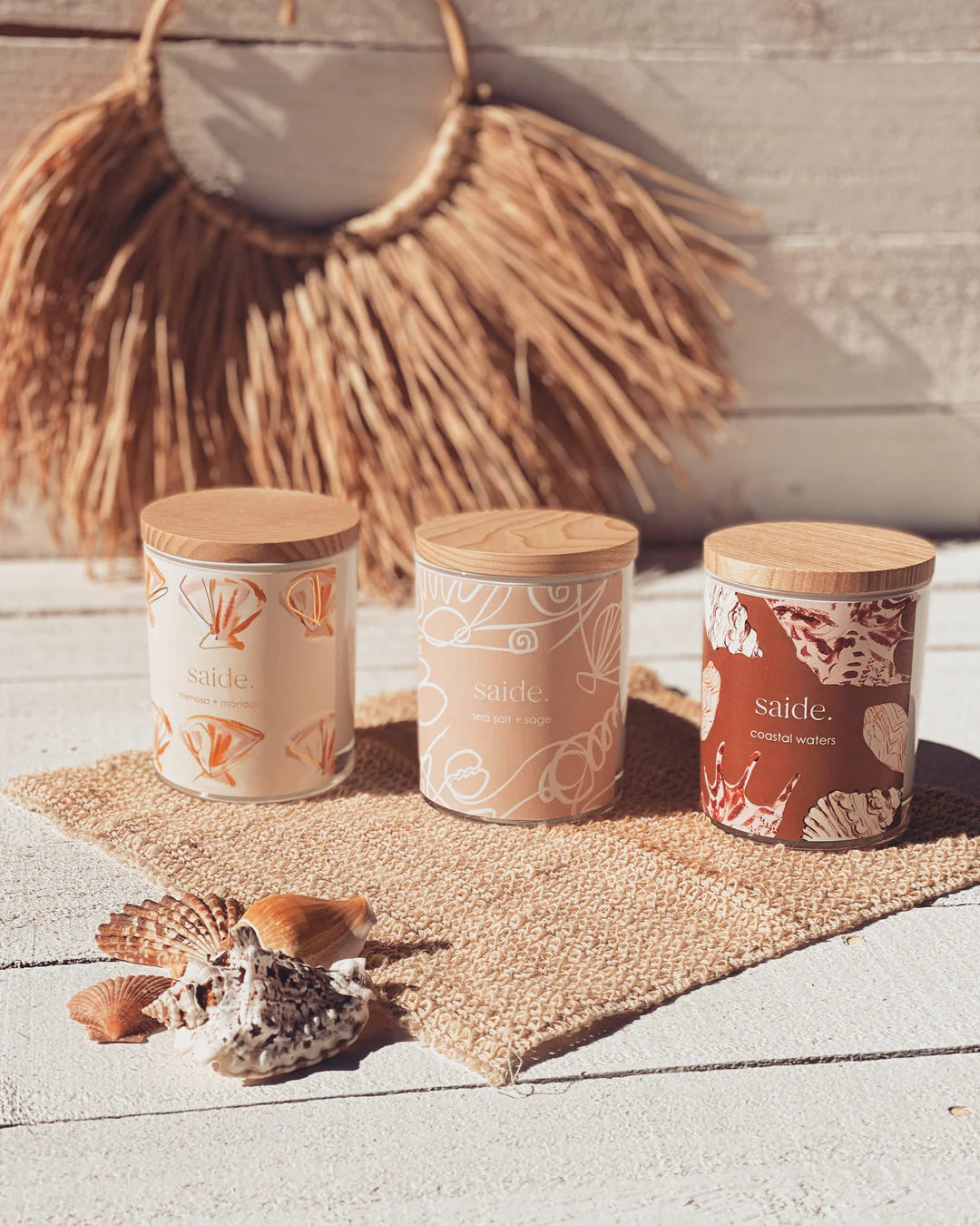 Oceana Large Candle - Mimosa + Mandarin