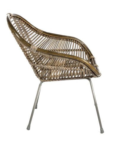 Malta Rattan Armchair - Natural