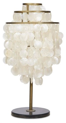 Capiz Shell floor lamp