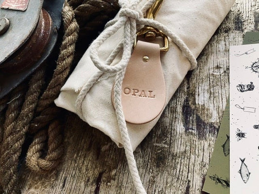 PERSONALISED Heavy Brass Keyring - pre order