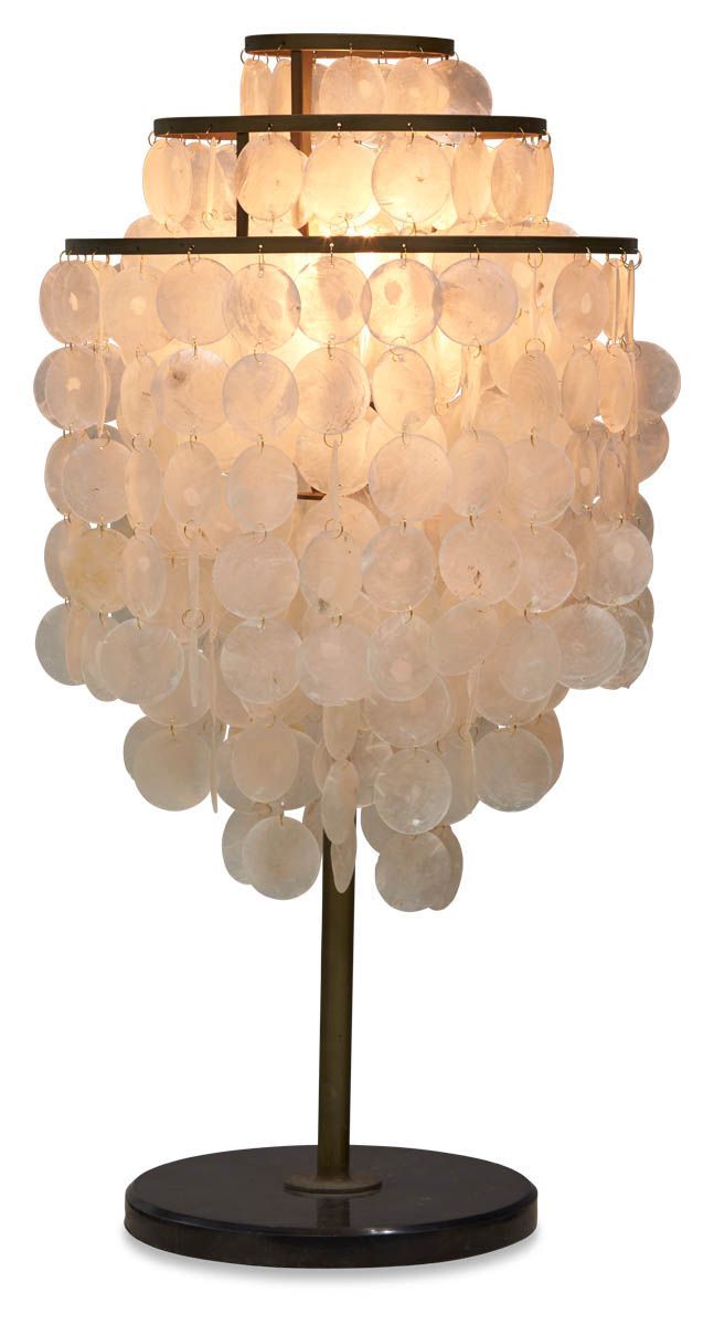 Capiz Shell floor lamp