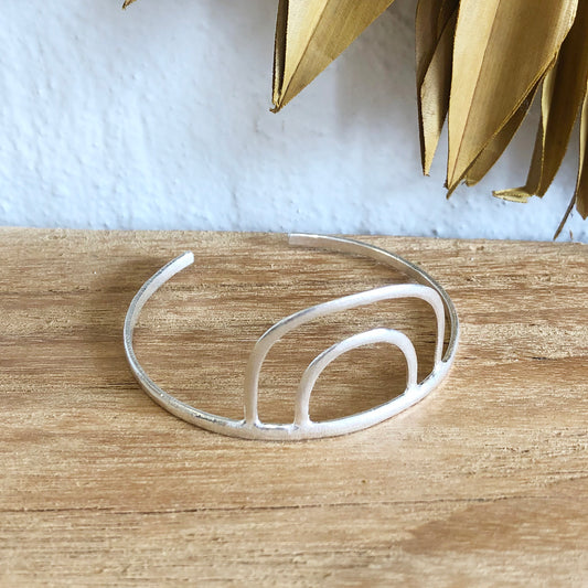 Arcus Bracelet Cuff - Gold or Silver