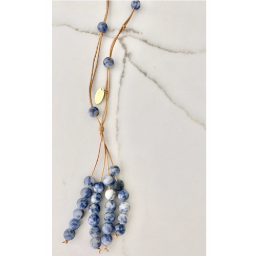 Isabella Crystal Necklace (Various Colours)