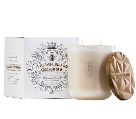Organic Ligurian Honey Candle 380g