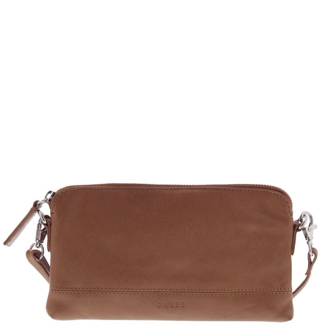 Kara Leather Purse with Crossbody with Strap