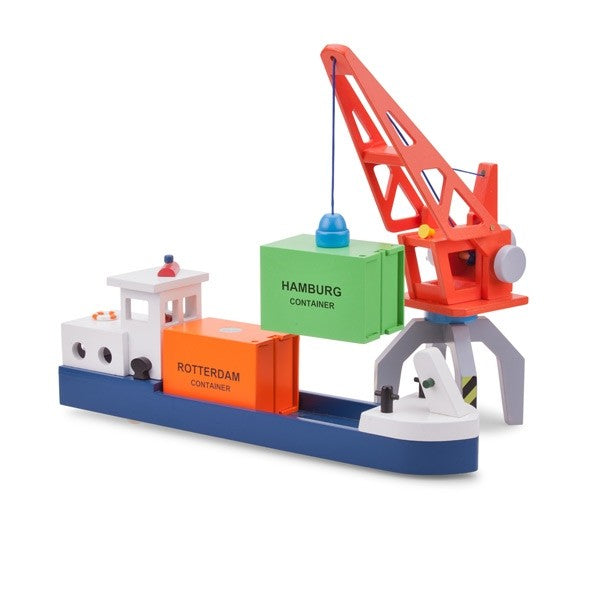 Barge with 2 Containers
