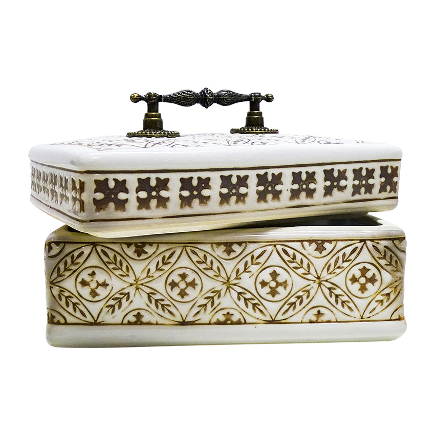 Rupert Trinket Box with Lid 17cmL