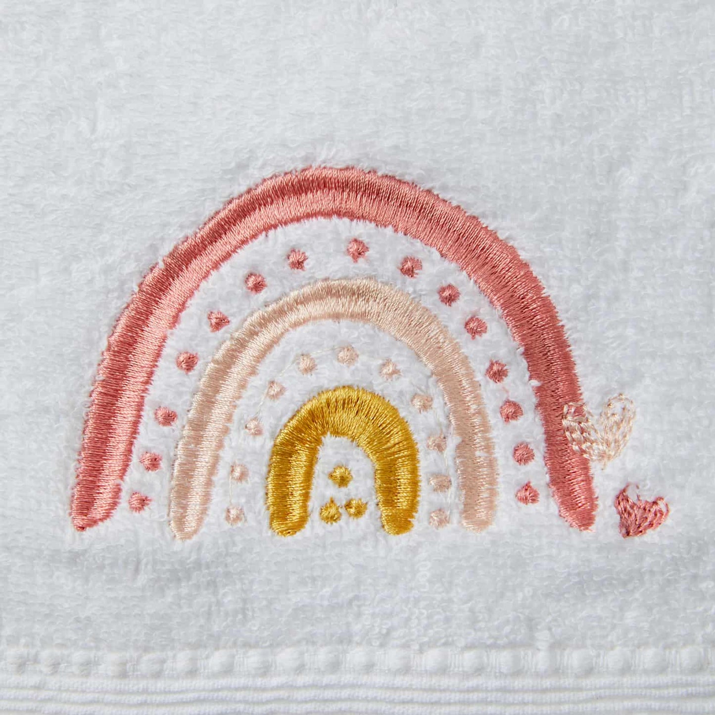 BATH TOWEL & FACE WASHER IN rainbow
