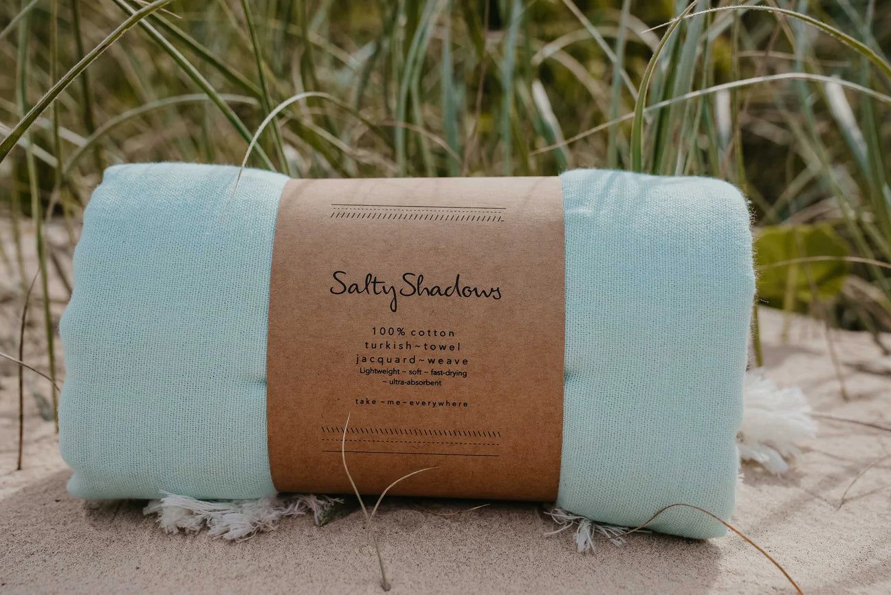 Turkish Towel Sun Pattern- Mint