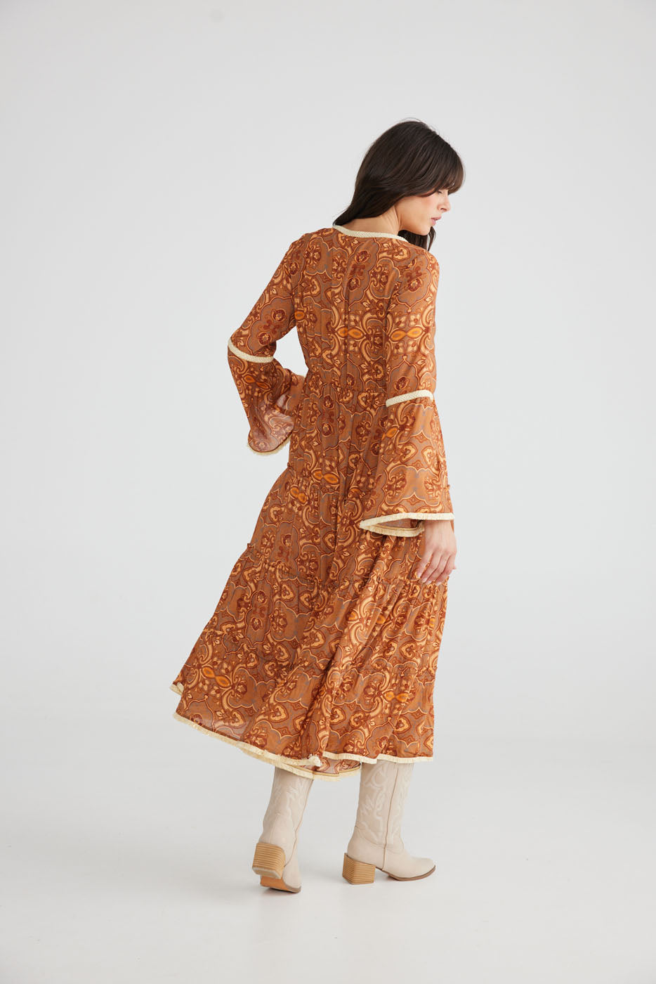 Zelda Dress - Dark Amber Palace