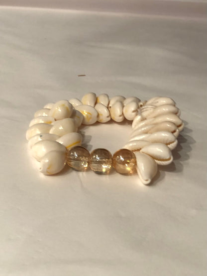 Beaded Shell Bracelet