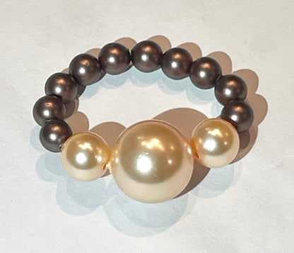 Swarovski Pearl Ring - various