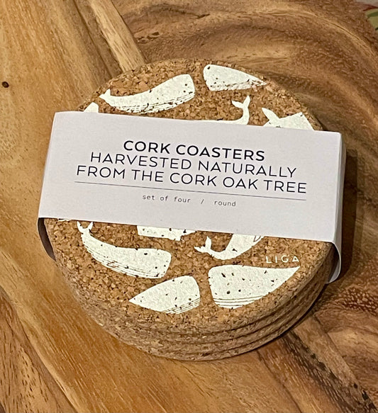 Printed Cork Coaster Set of 4 (Various)