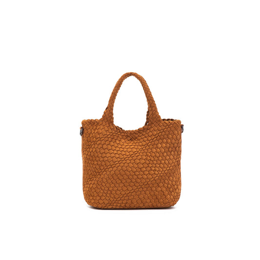 Arielle Tan 2 Piece Suede Handbag