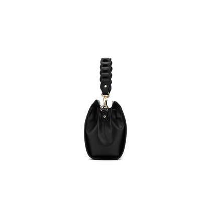 Lua Black 3 Compartment Handbag