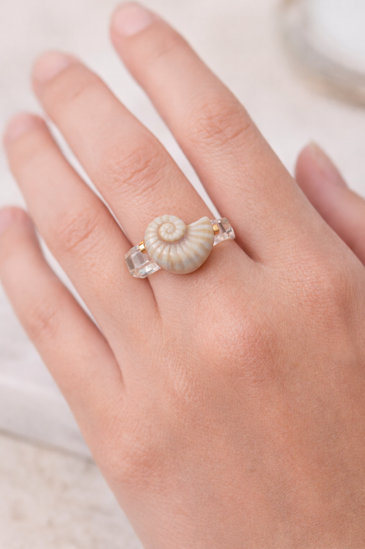 Vintage beaded ring