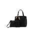 Amelie Black 2 Piece Tote Handbag