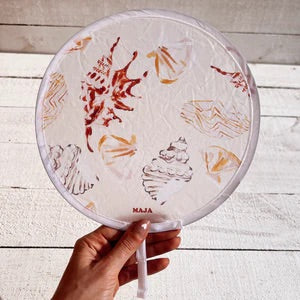 Maja Foldable Hand Fan - Oceana