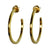 MW Euro Gold Hoop Earrings B185