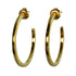 MW Euro Gold Hoop Earrings B185