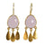 MW Teardrop Euro Gold Gemstone Earrings A36E (Assorted)