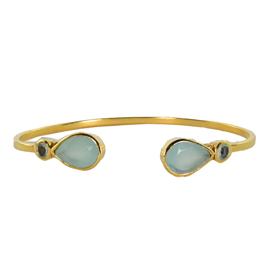MW Cuff Bracelet with gemstones A62