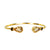 MW Cuff Bracelet with gemstones A62