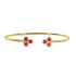MW Cuff Bracelet with trio gemstones