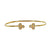 MW Cuff Bracelet with trio gemstones