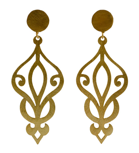 MW Gold Flock Earrings B62