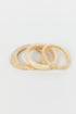 Highways Bangle Set of 3 Ivory