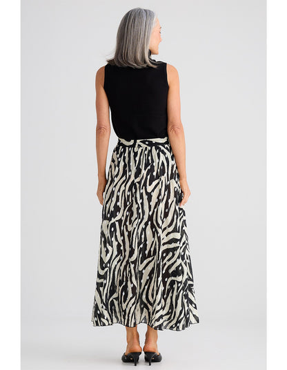 Helene Skirt in Zebra Print